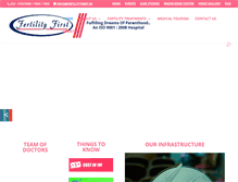 Tablet Screenshot of fertilityfirst.in